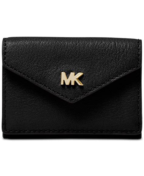 michael michael kors shiny leather trifold flap wallet|MICHAEL Michael Kors Tri.